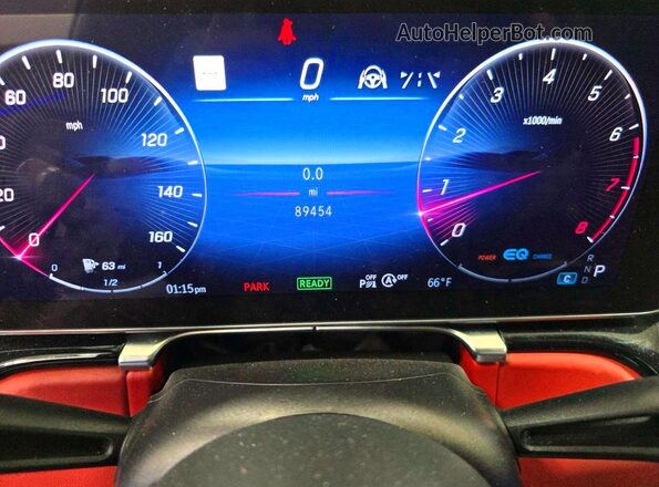 W1K6G7GB0MA040705 2021 MERCEDES-BENZ S Black Widok zestawu wskaźników