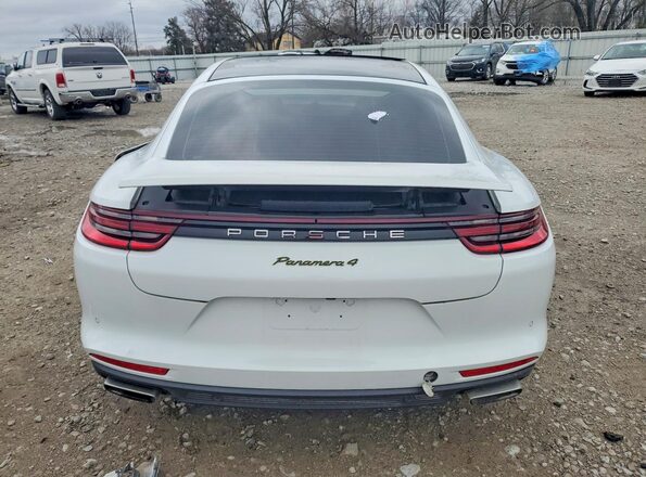 WP0AE2A71JL129961 2018 PORSCHE PANAMERA Белый Вид салона спереди