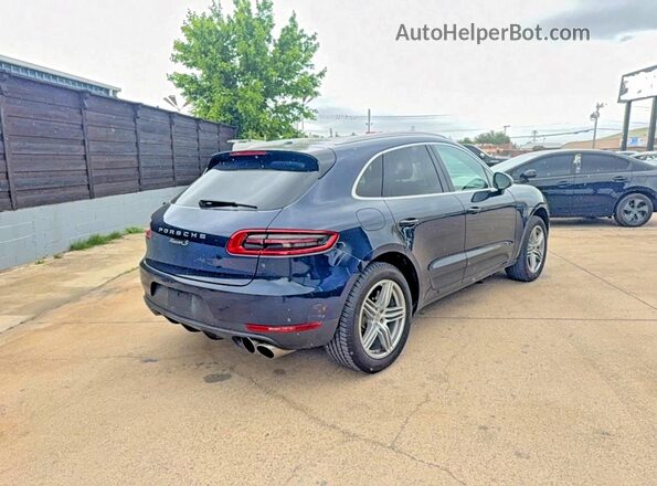 WP1AB2A5XJLB34419 2018 PORSCHE MACAN Синий Вид спереди