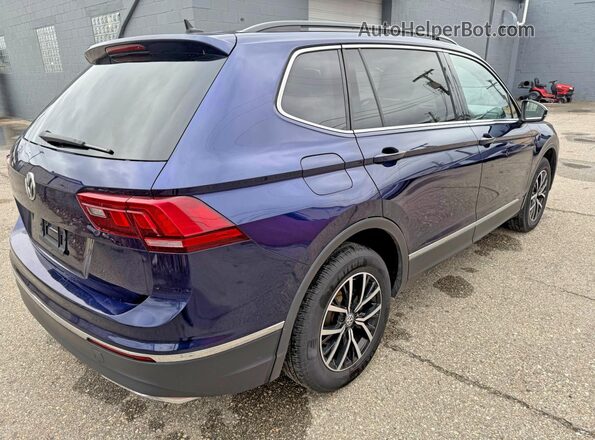 3VV3B7AX3MM101968 2021 VOLKSWAGEN TIGUAN Синий Вид спереди
