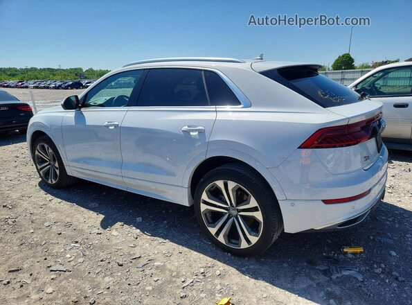 WA1CVAF18KD014559 2019 AUDI Q8 White Задня права чверть