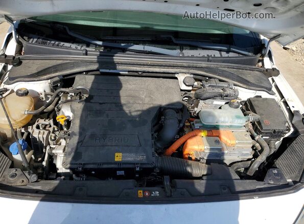 KMHC65LC7KU175206 2019 HYUNDAI IONIQ White Շարժիչի բաժամունքի տեսք