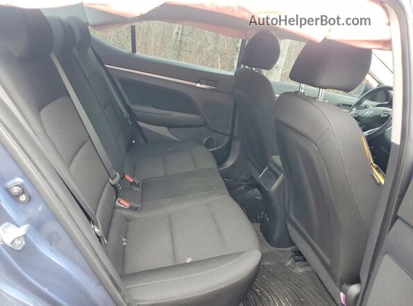 KMHD84LF3KU836121 2019 HYUNDAI ELANTRA Синий Вид задних сидений