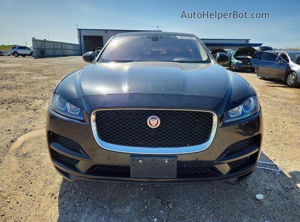 SADCJ2BV0HA047229 2017 JAGUAR F-PACE Black Widok z tyłu