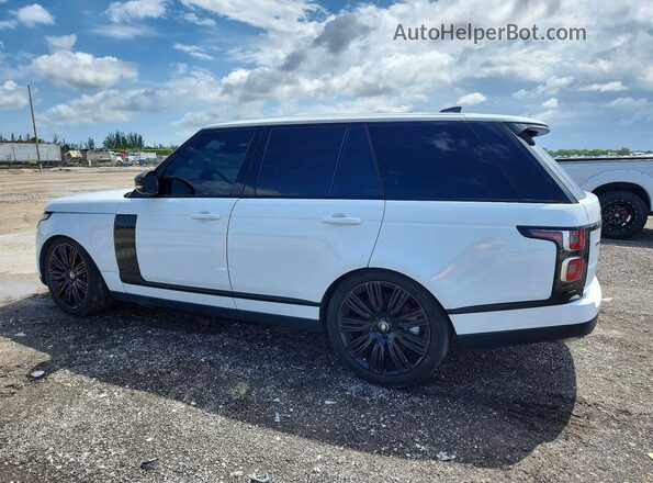 SALGS2RE9KA554047 2019 LAND ROVER RANGE ROVER White Tył prawy