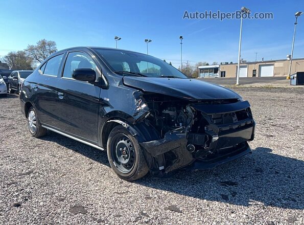ML32FUFJ1RHF09243 2024 MITSUBISHI MIRAGE Черный Задняя левая четверть