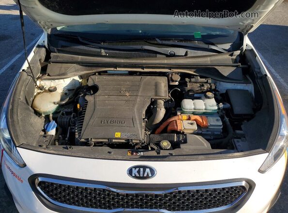 KNDCB3LC2K5284266 2019 KIA NIRO Белый Вид подкапотного пространства