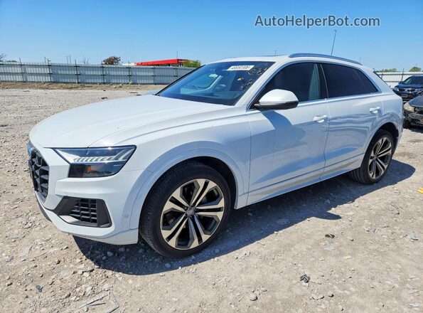 WA1CVAF18KD014559 2019 AUDI Q8 White Задня ліва чверть