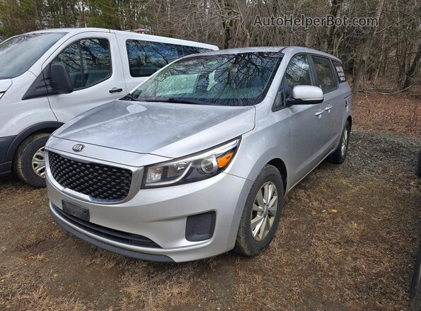 KNDMA5C17J6400720 2018 KIA SEDONA Серый Задняя правая четверть