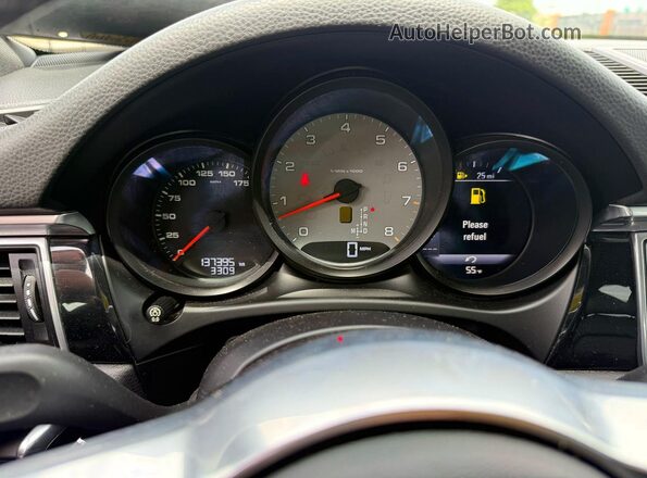WP1AB2A51JLB33403 2018 PORSCHE MACAN Серый Вид щитка приборов