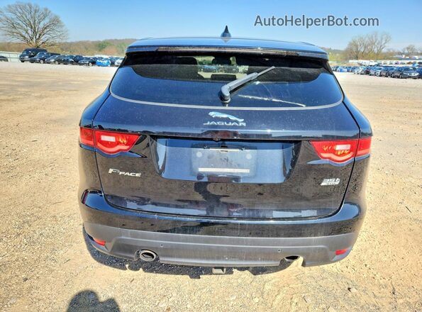 SADCJ2BV0HA047229 2017 JAGUAR F-PACE Black Widok wnętrza z przodu