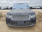 2016 Land Rover Range Rover Supercharged Черный vin: SALGS2EF0GA251695