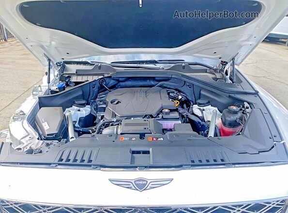 KMUHGESB6TU305586 2026 GENESIS GV80 Белый Вид салона спереди