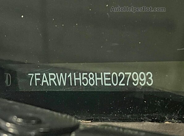 7FARW1H58HE027993 2017 HONDA CRV Синий Вид задней части салона