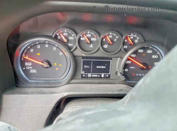 3GCPDBEK9NG541379 2022 CHEVROLET SILVERADO Blue Widok zestawu wskaźników