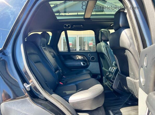 SALGS2SV8KA517596 2019 LAND ROVER RANGE ROVER Black Rear view