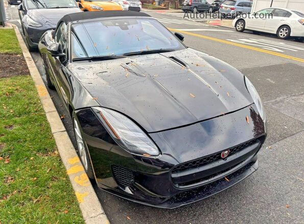 SAJDD5GX0LCK69156 2020 JAGUAR F-TYPE Черный Передняя левая четверть