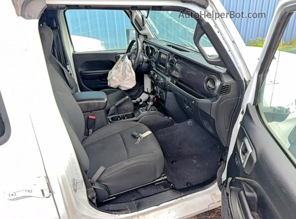 1C4HJXDMXLW347620 2020 JEEP WRANGLER Белый Вид сзади