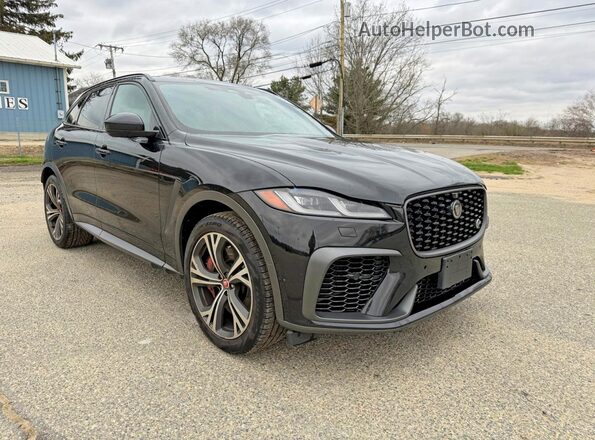 SADCZ2EE4NA694815 2022 JAGUAR F-PACE Черный Задняя левая четверть
