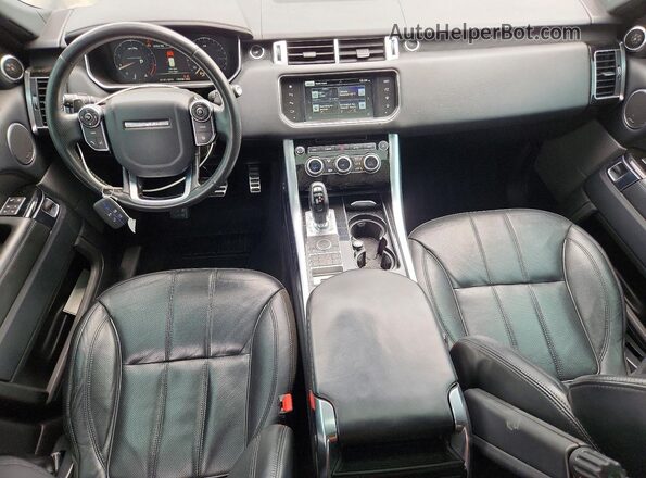 SALWR2EF0GA579898 2016 LAND ROVER RANGE Black Widok zestawu wskaźników