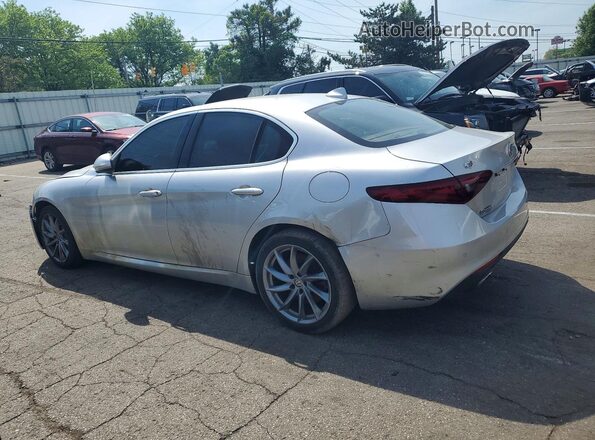 ZARFAEDN8H7528565 2017 ALFA ROMEO GIULIA Серебряный Задняя правая четверть