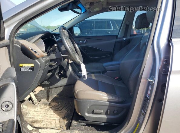 KM8SRDHF4HU186883 2017 HYUNDAI SANTA FE Серебряный Вид панели приборов