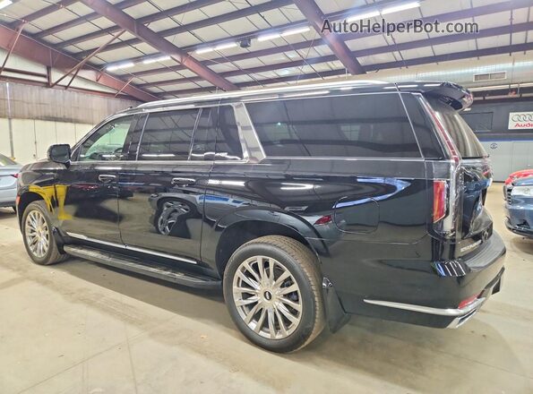1GYS4KKL1NR338990 2022 CADILLAC ESCALADE Черный Задняя правая четверть