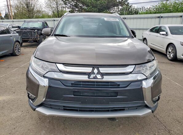 JA4AZ3A30HZ049351 2017 MITSUBISHI OUTLANDER Коричневый Вид сзади