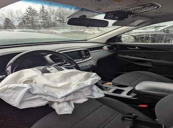 5XYPGDA36KG608290 2019 KIA SORENTO Black Widok deski rozdzielczej