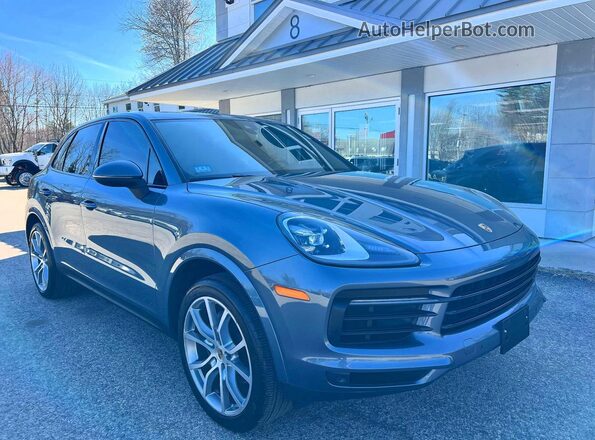 WP1AA2AY9KDA01367 2019 PORSCHE CAYENNE Blue Przód lewy