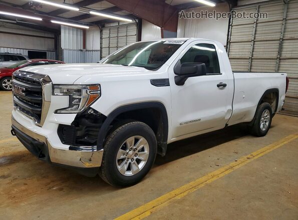 3GTN9AEH7MG284194 2021 GMC SIERRA Белый Передняя левая четверть