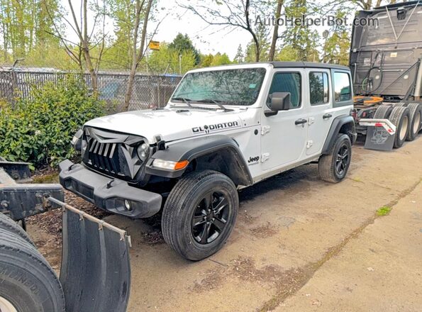 1C4HJXDMXLW347620 2020 JEEP WRANGLER Белый Задняя правая четверть