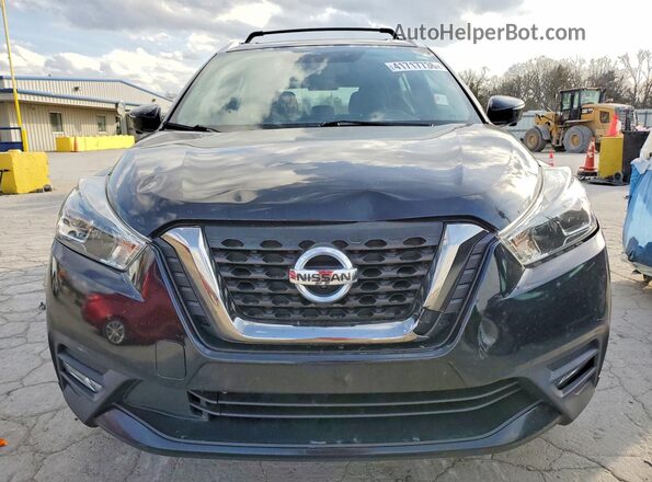 3N1CP5CUXKL481727 2019 NISSAN KICKS Black Widok z tyłu
