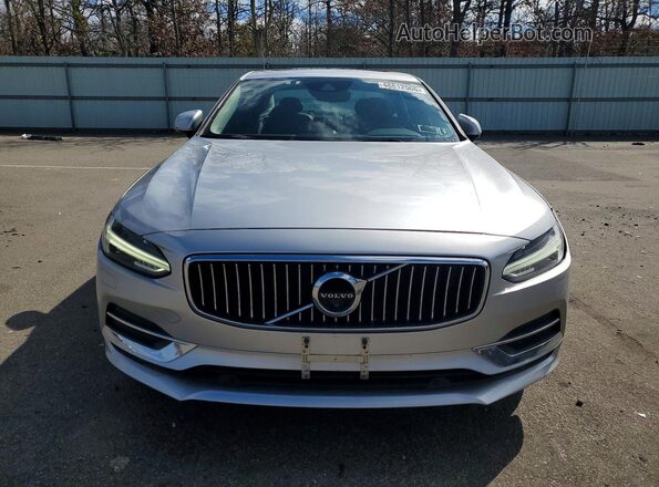 YV1A22ML0H1011059 2017 VOLVO S90 Серебряный Вид сзади