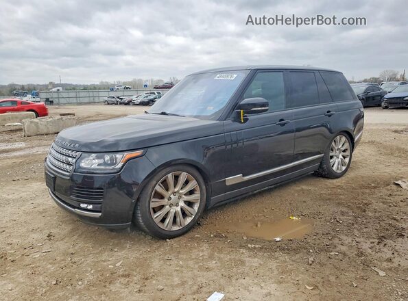 SALGS2EF0GA251695 2016 LAND ROVER RANGE Черный Задняя левая четверть