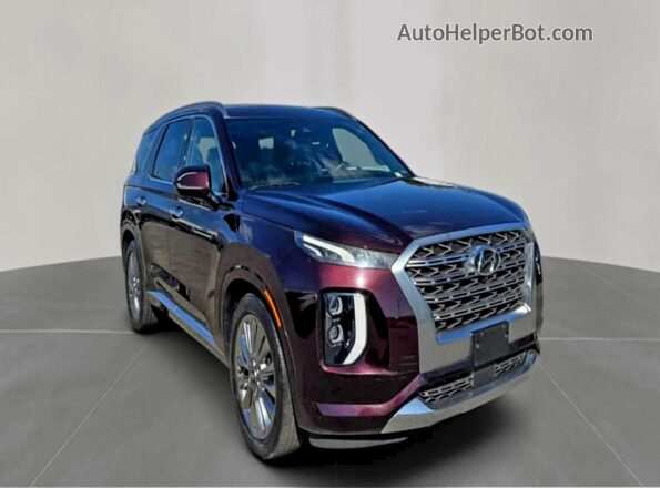 KM8R5DHE5LU071297 2020 HYUNDAI PALISADE Бордовый Задняя левая четверть