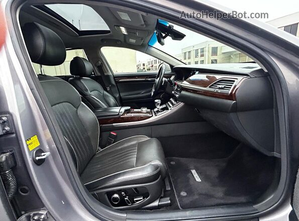 KMHG54JH8JU044264 2018 GENESIS G90 Gray Вид ззаду