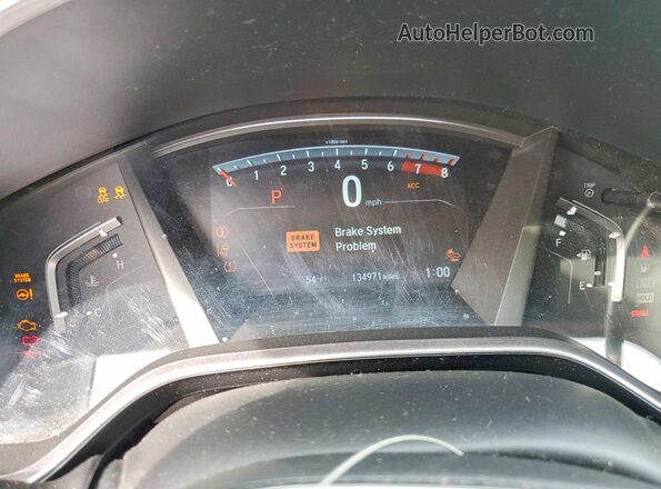 5J6RW2H56HL053923 2017 HONDA CR-V Желто-коричневый Вид щитка приборов