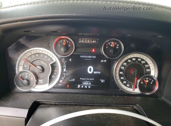 1C6RR7MT2GS349841 2016 RAM 1500 Gray Vista de los asientos traseros
