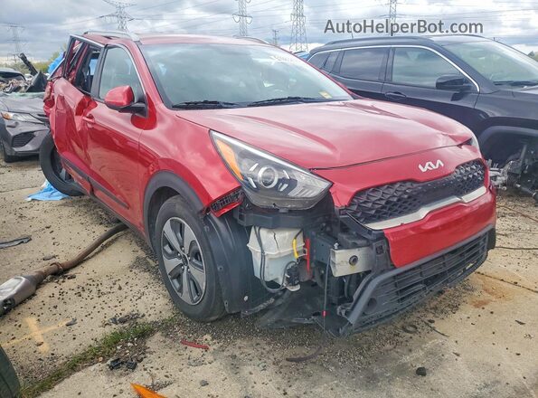 KNDCB3LC7N5534802 2022 KIA NIRO Красный Вид спереди