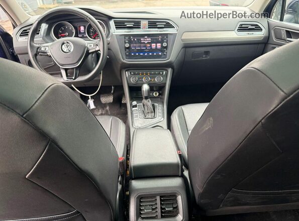 3VV3B7AX3MM101968 2021 VOLKSWAGEN TIGUAN Синий Вид задних сидений