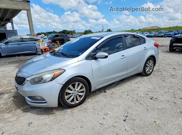 KNAFX4A64G5455735 2016 KIA FORTE Серебряный Передняя левая четверть