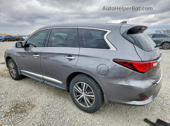 5N1DL0MM5HC504426 2017 INFINITI QX60 Серый Задняя правая четверть