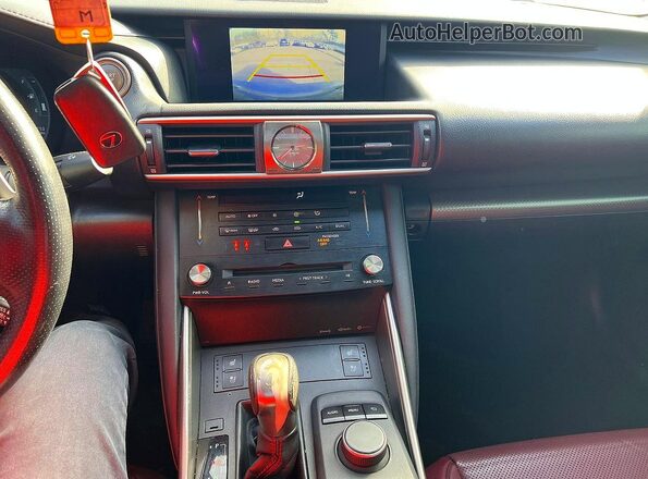 JTHBA1D20H5053494 2017 LEXUS IS Серый Вид задней части салона