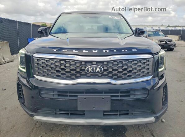 5XYP24HC3MG143877 2021 KIA TELLURIDE Black Widok z tyłu