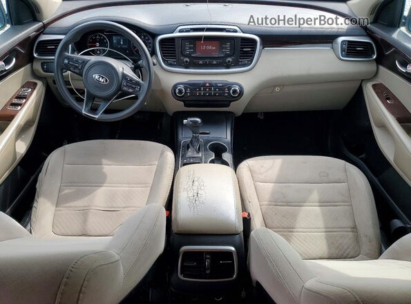5XYPGDA38HG263093 2017 KIA SORENTO Black Widok zestawu wskaźników