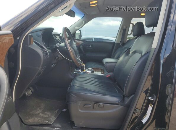 JN8AZ2NE9H9158312 2017 INFINITI QX80 Черный Вид панели приборов