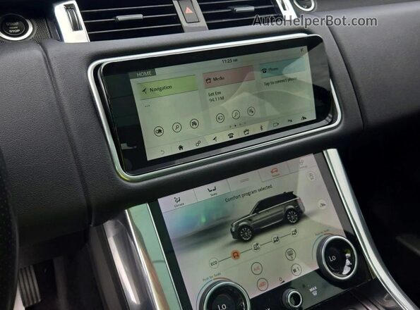SALWR2SU6LA705243 2020 LAND ROVER RANGE ROVER Черный Вид щитка приборов