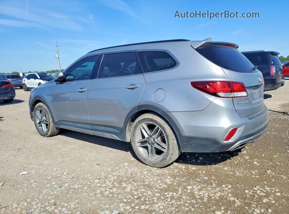 KM8SRDHF4HU186883 2017 HYUNDAI SANTA FE Серебряный Задняя правая четверть