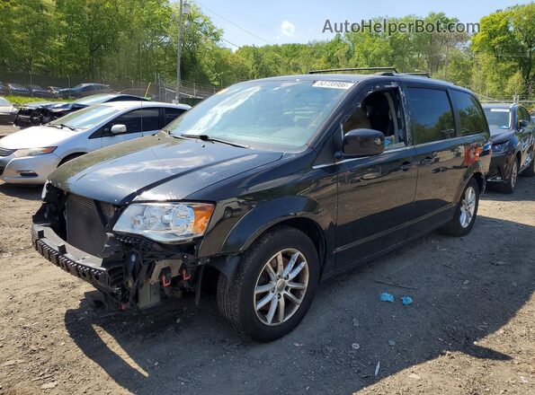 2C4RDGCG7JR265244 2018 DODGE GRAND Черный Задняя левая четверть